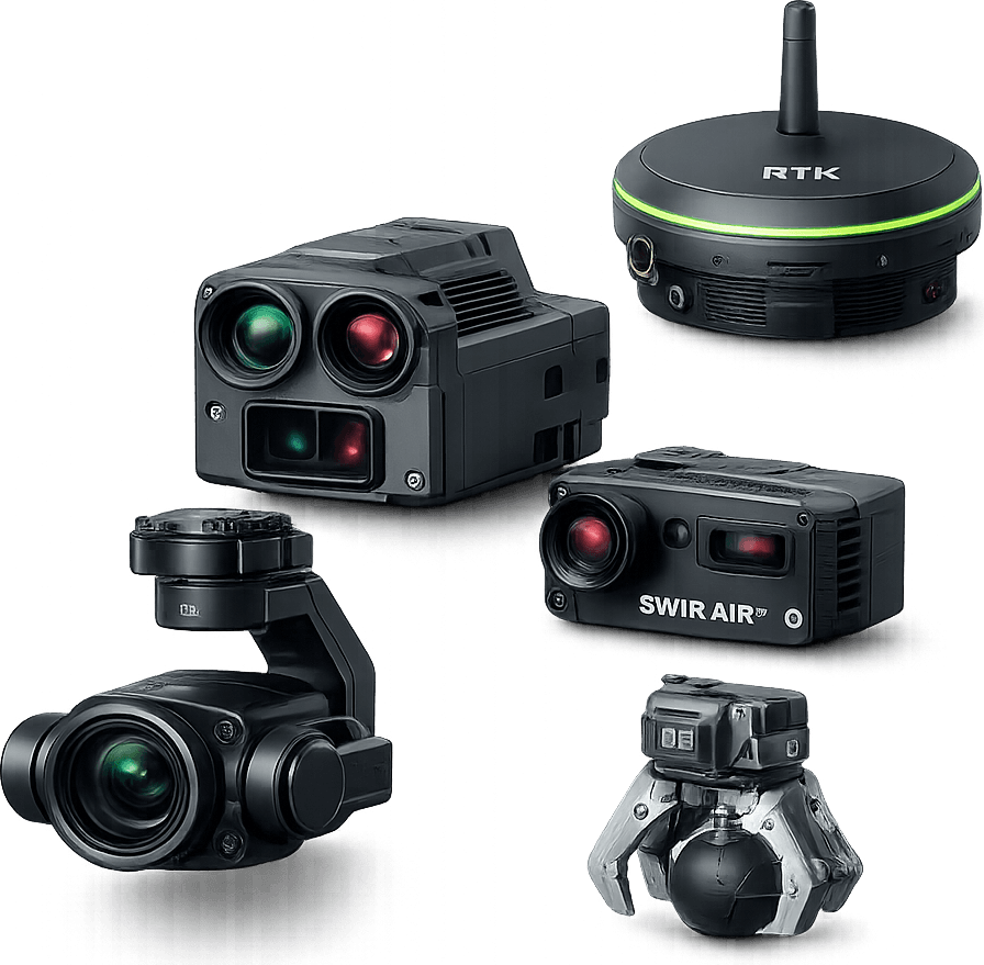 NDVI 5-Band Multispectral Agricultural Camera