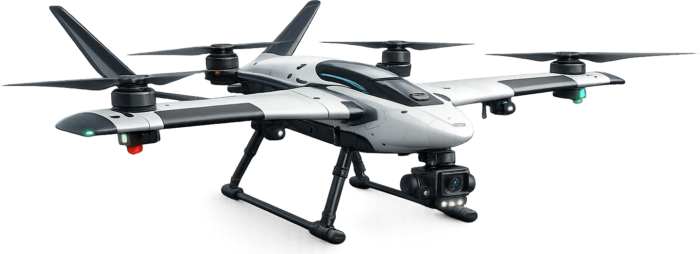 Orbitronics VTOL fixed-wing long range mapping UAV