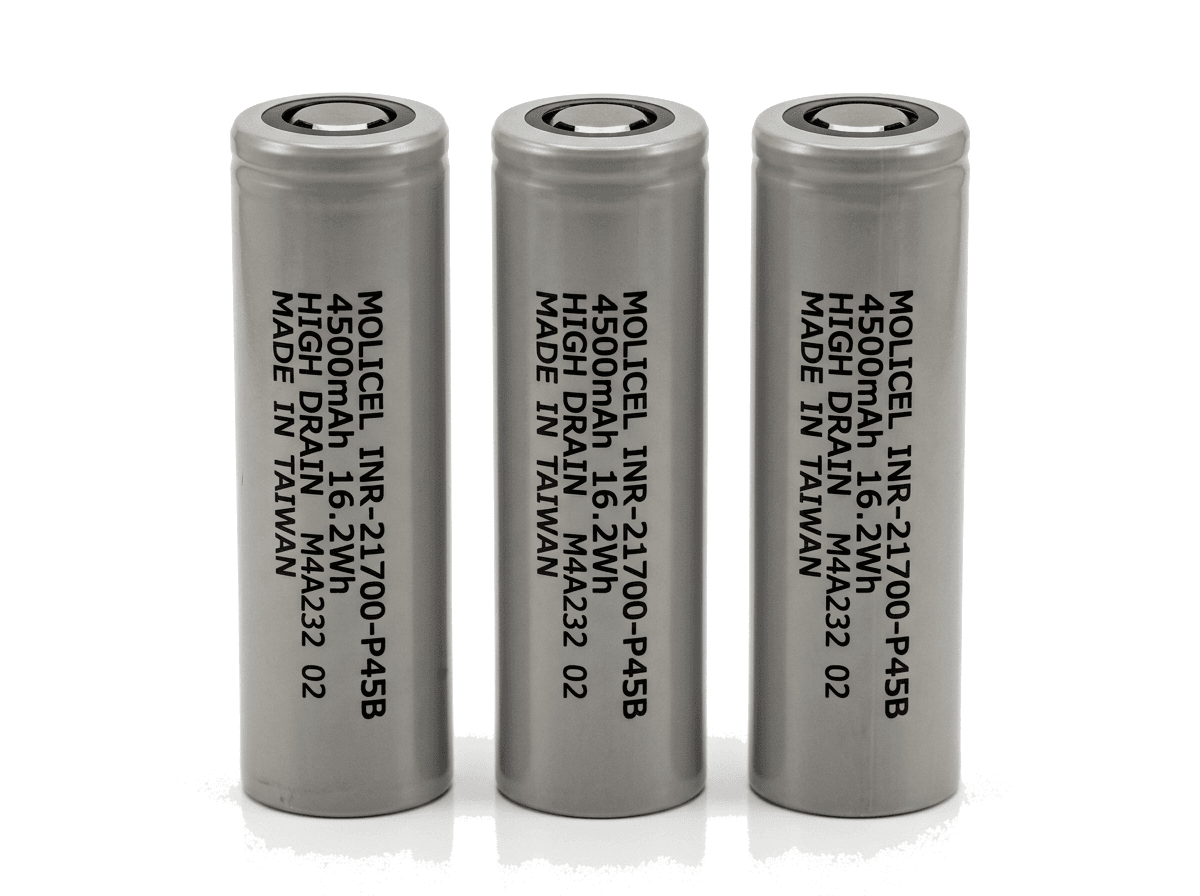Molicel INR-21700-P45B 4500mAh 45A Power Cell
