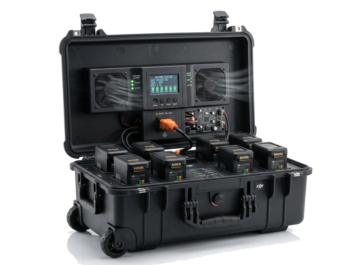 BS65 Intelligent Multi-Battery Charging Station commercial platform