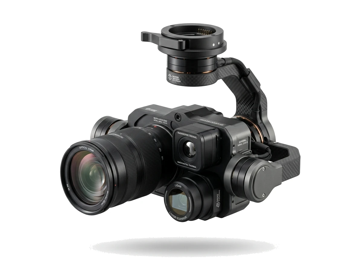 Orbitronics modular payload bay multi-sensor gimbal